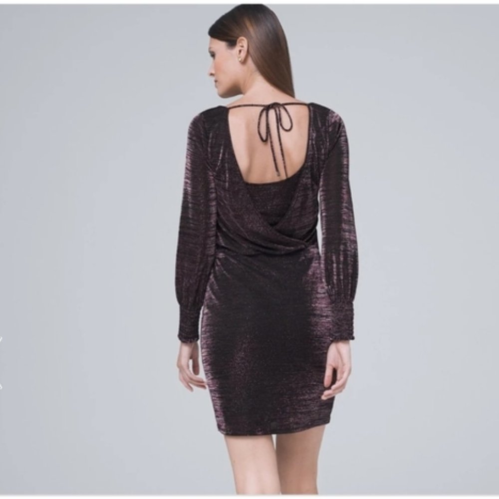 WHBM Dress body-con sparkle knit NWT size 4